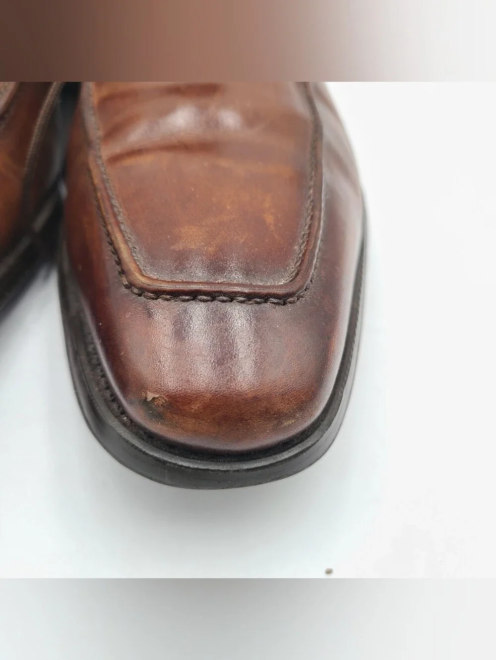B44 Magnanni Romelo Diversa Apron Toe Derby Cognac Brown Size 11 M MSRP $350